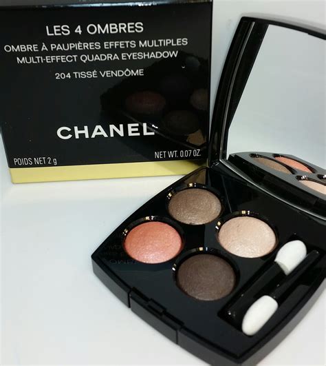 chanel tisse vendome quad|Chanel Tisse Vendome (204) Les 4 Ombres Eyeshadow Quad.